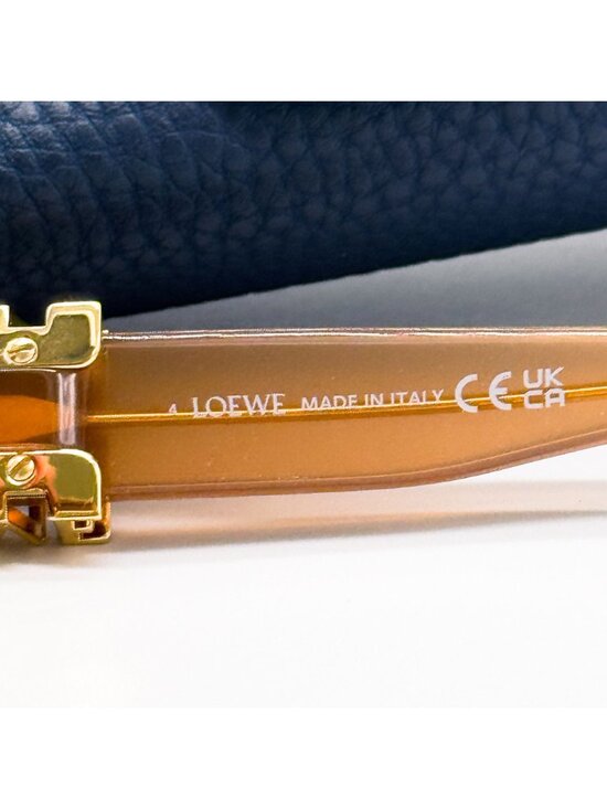 NEW LOEWE SUNGLASSES LW40156U 50E ORANGE WOMEN EYEWEAR